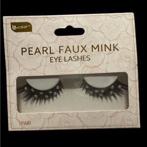Pearl Faux Mink Eye Lashes - Black